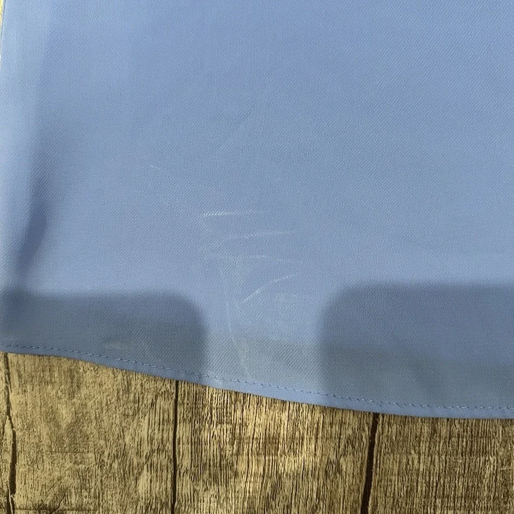 TopShop Lot of 2 Strappy Tank Top V Neck Sleeveless Blue Womens Size 2‎ US - Picture 10 of 13